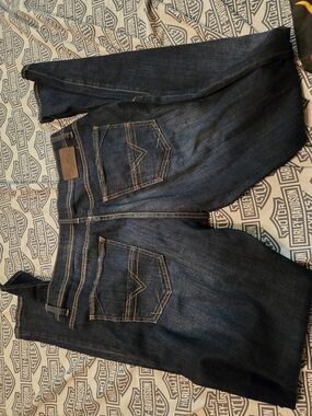 BKE Men's Dark Indigo Straight Leg Jeans